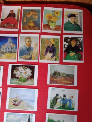 CUADROS DE VAN GOGH EN POSTALES