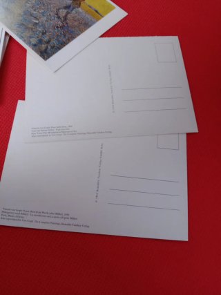 CUADROS DE VAN GOGH EN POSTALES