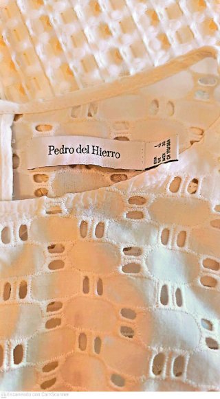 Lote 2 blusas blancas Pedro del Hierro + Trucco