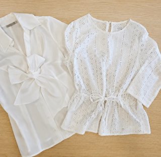 Lote 2 blusas blancas Pedro del Hierro + Trucco