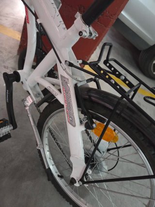Bicicleta Plegable Vairo Blanca