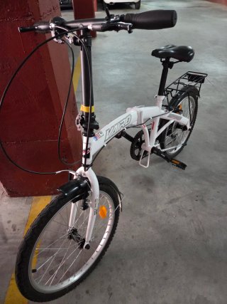 Bicicleta Plegable Vairo Blanca