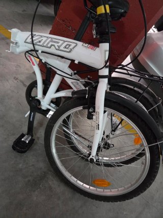 Bicicleta Plegable Vairo Blanca