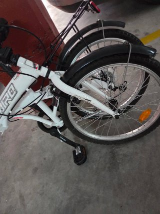 Bicicleta Plegable Vairo Blanca