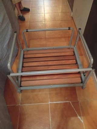 Cama Plegable azul