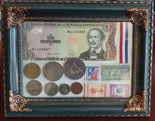 Billete, monedas y sellos Rep. Dominicana