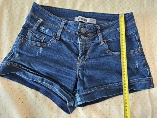 Pantalón corto vaquero azul Talla 38