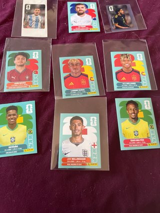 Lote cromos Mundial 2026 los buscados