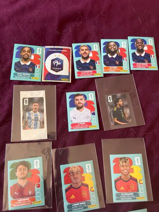 Lote cromos Mundial 2026 los buscados