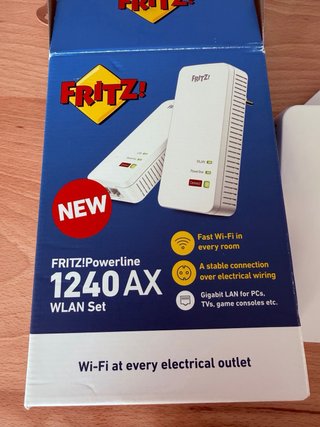 FRITZ!Powerline 1240 AX WLAN Set
