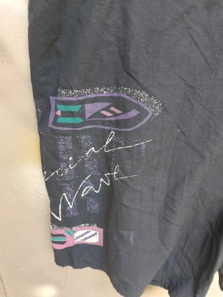 Costume anni '90 nero multicolor tg xl