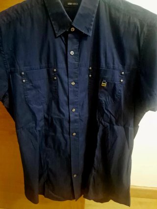 Camisa Antony Morato azul oscuro hombre