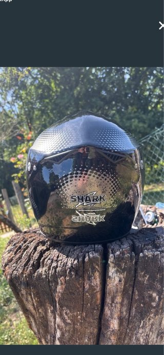 Casco de moto Shark negro