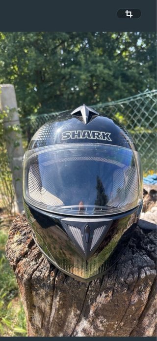 Casco de moto Shark negro
