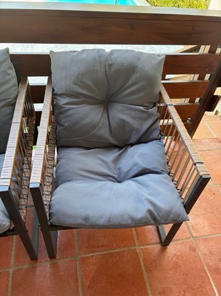 Conjunto 3 sillones de jardín