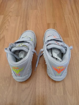 Zapatillas Baloncesto Puma V Melo Grises Naranja