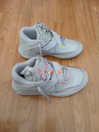 Zapatillas Baloncesto Puma V Melo Grises Naranja