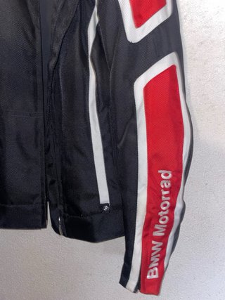 Chaqueta Moto BMW Mujer Negra y Roja