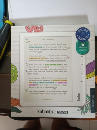 Kobo Libra Colour + Cover Nero