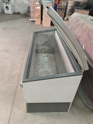 Congelador horizontal cristal