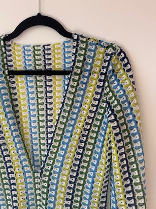 Vestido largo vintage hecho a mano