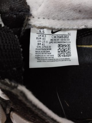 Zapatillas Nike Negras y Blancas