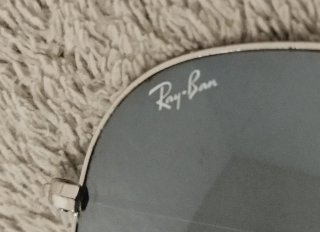 Gafas de sol Ray-Ban Aviator Plata/Negro