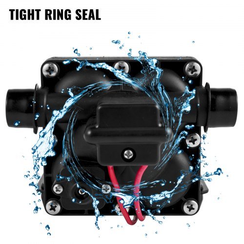 Bomba de Agua Dulce, Bomba de Pulverización Autocebante da 12 V, Bomba de Agua per RV da 11 L/min (3 GPM), con Interruttore di Pressione da 3,8 bar (55 PSI), Bomba de Agua Autocebante, Filtro Desmon...