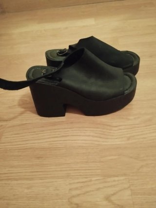 Sandalias plataforma negras