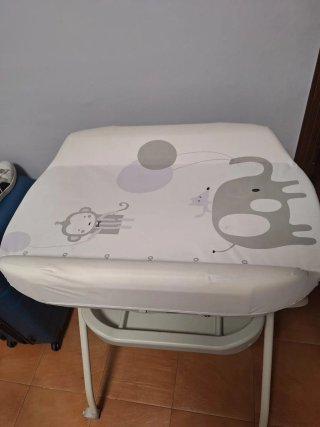 Bañera cambiador bebé MS BabyWorld Gris