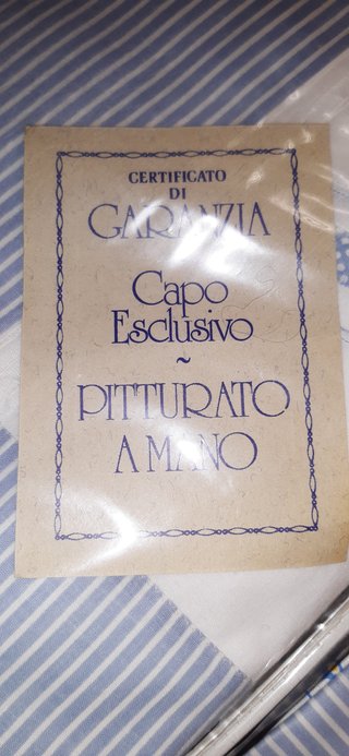 Completo letto matrimoniale cotone dipinto a mano