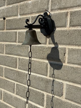 Campana antica bronzo da esterno