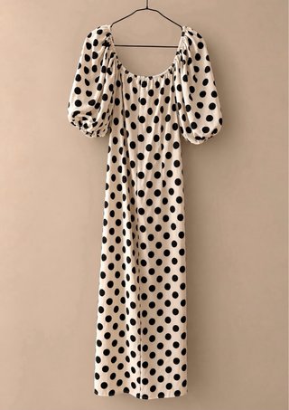 Vestido MIOH lunares midi