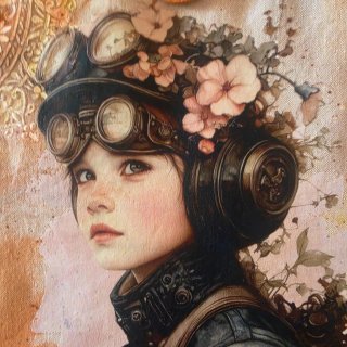 Bolso Tote Decorado Steampunk