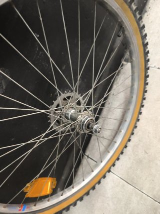 Rueda trasera bici 24 7 velocidades