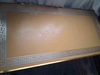 Mesa baja salón madera y metal