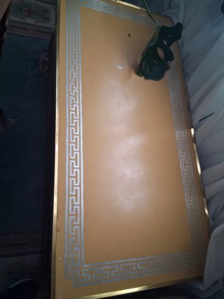 Mesa baja salón madera y metal