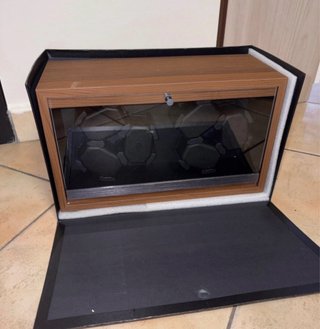 Vetrina porta orologi in legno