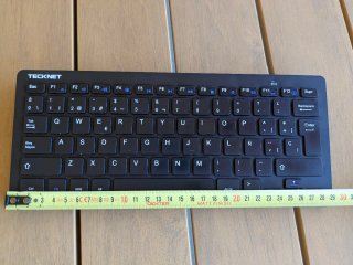Teclado Tecknet Compacto 60% Inalámbrico Negro