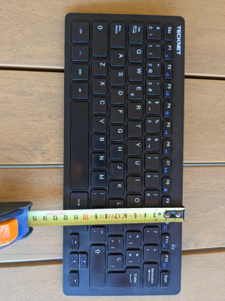 Teclado Tecknet Compacto 60% Inalámbrico Negro