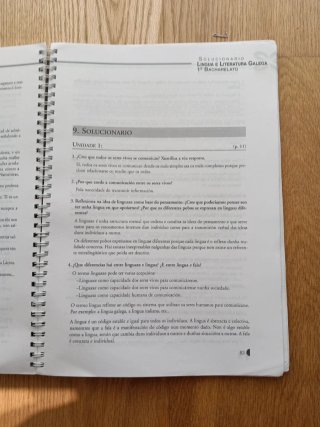 Lingua e literatura galega 1 - Bacharelato