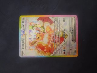 Carta Pokémon Eevee EX Cuarzo Brillante