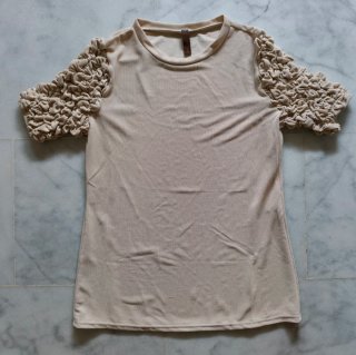 Lote 2 Camisetas Mujer Beige y Negro