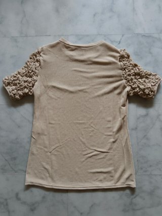 Lote 2 Camisetas Mujer Beige y Negro