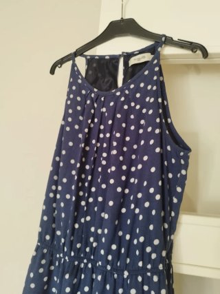 Vestido azul lunares talla 38