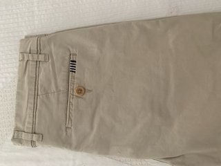 Pantalón Chino Hombre Beige Claro