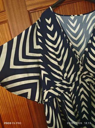 Vestido primavera/verano estampado talla grande