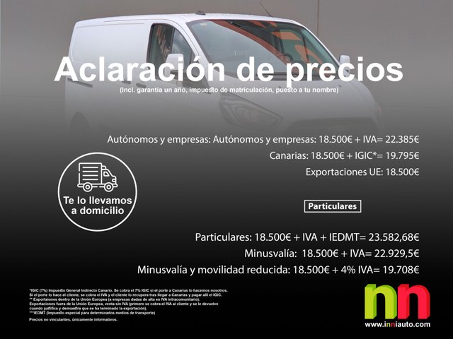 Ford Transit Custom L2H1 Fg 340 L2H1 2.0 EcoBlue 130cv +NAVI 2.0 EcoBlue 130cv