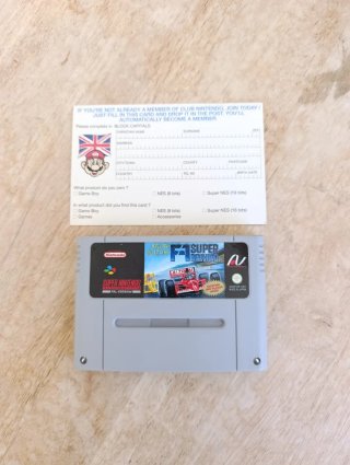 F1 Super Driving Super Nintendo Snes videojuego