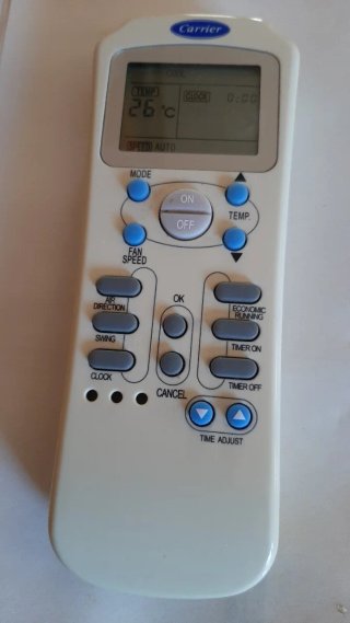 Mando a distancia Carrier Aire Acondicionado